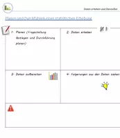 Vorschau - Arbeitsblätter - Statistische Erhebungen - Planen und Durchführen - Deckblatt