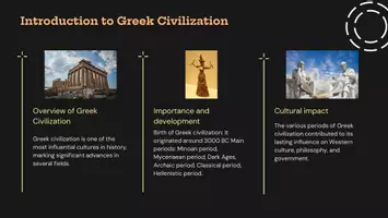 Vista previa - Refuerzo / NEE / Materiales de apoyo - THE GREEK CIVILIZATION 1º ESO - página 1