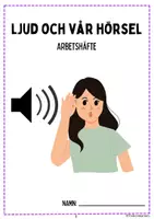 förhandsvisning - Ljud och vår hörsel - Arbetshäfte - försättsblad