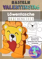 Vorschau - Mal- und Bastelvorlagen - VALENTINSTAG oder Muttertag Geschenkidee - Deckblatt