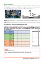 Vorschau - Unterrichtsreihen - Materialpaket Physik Kursstufe: mechanische Schwingungen - Deckblatt