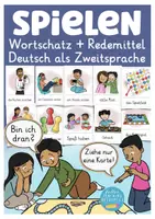Vista previa - Tarjetas / Manipulativos - Alemán Deutsch Bildkarten Spiele juegos - Portada