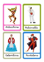 anteprima - Altro tipo di materiale - Maschere in gioco; scopri, leggi e abbina il Carnevale! classi 1-3 - Pagina 2