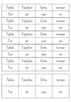 Vorschau - Fördermaterial/Inklusion - Lernwörter-Karten für Stationen, passend zu Karibu 1 - Seite 3