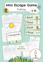 Vorschau - Arbeitsblätter - Mini Escape Room Frühling | Kl. 4 - Deckblatt