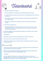 Vorschau - Aufgabenkarten - Mein Vision Board - Arbeitsauftrag - Seite 1