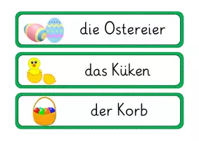 Vorschau - Spiele - Schleichdiktat / Laufdiktat zum Thema Ostern (Klasse 1) - Seite 3