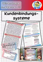 Vorschau - Arbeitsblätter - Kundenbindungssysteme Wirtschaft und Recht 8 II Lehrplan Plus - Deckblatt