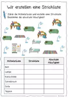 Vorschau - Arbeitsblätter - Daten und Diagramme / Lernheft - Seite 3