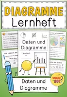 Vorschau - Arbeitsblätter - Daten und Diagramme / Lernheft - Deckblatt
