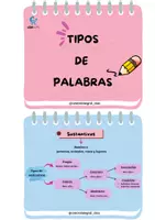 Vista previa - Tarjetas / Manipulativos - Lengua tipos de palabras - Portada