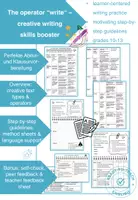 Vorschau - Arbeitsblätter - Creative writing skills booster - Texsorten kennen, besser schreiben - Deckblatt