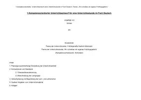 Vorschau - Stundenentwürfe - Unterrichtsentwurf "Wir schreiben ein eigenes Frühlingsgedicht" - Seite 2