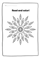 Vorschau - Arbeitsblätter - English Mandalas - Read and color - Seite 2
