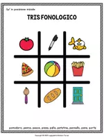 anteprima - Giochi - Tris Fonologico | Fonemi in posizione iniziale mediana - Pagina 3