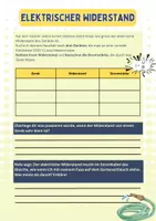 Vorschau - Arbeitsblätter - Elektrischer Widerstand - (Arbeitsblatt mit Lösungen) - Seite 2