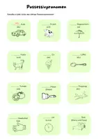 Vorschau - Arbeitsblätter - Possessivpronomen - DaZ - Tafelmaterial+Arbeitsblätter - Paket - Seite 2