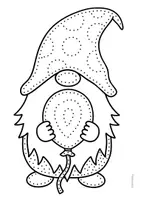 Vorschau - Arbeitsblätter - Wichtel zum Prickeln und Ausmalen - Fensterbilder für Fasching & Karneval - Seite 2