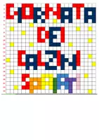 anteprima - Materiale per pittura e bricolage - Pixel Art per la Giornata dei calzini spaiati - Pagina 1