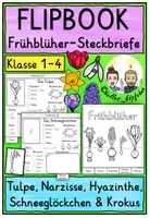 Vorschau - Arbeitsblätter - Frühblüher Klasse 1-4 FLIPBOOK mit Steckbriefen - Deckblatt