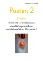 Vorschau - Stationenlernen - Postenblätter und Dossier zum Thema Optik und Akustik - Seite 1