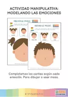 Vista previa - Tarjetas / Manipulativos - Modelando-emociones - Portada