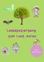 Vorschau - Arbeitsblätter - Lesespaziergang zum Laut Au/au - Deckblatt