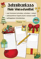 Vorschau - Arbeitsblätter - Schreibanlass - verschiedene Feste, Ferien und Anlässe - freies Schreiben (Klasse 1-4) #schulstartbyextraklasse - Seite 1