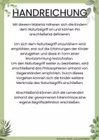 Vorschau - Arbeitsblätter - Materialpaket- Philosophieren anhand von Gegenständen- Naturbegriff - Seite 3
