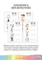 Vista previa - Tarjetas / Manipulativos - Juguemos a ser detectives ¿qué le gusta a mi compañero? - Portada