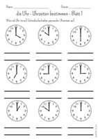Vorschau - Stationenlernen - Uhr und Uhrzeiten - Seite 3
