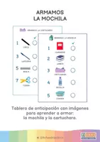 Vista previa - Hojas de trabajo - Armamos la mochila - Portada