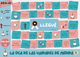 Vista previa - Juegos / Gamificación - JUEGO DE LA OCA DE LAS UNIDADES DE MEDIDA - Portada