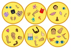 Vorschau - Spiele - Body Parts - Monsters - It´s a match! - Seite 1