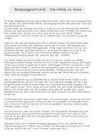Vorschau - Stundenentwürfe - Gruselgeschichten erzählen mit dem Kamishibai - 1. Stunde - Seite 1