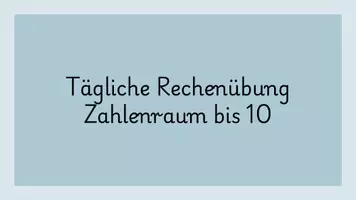 Vorschau - Arbeitsblätter - Zahlen erkennen am 10er Feld - Mathematik 1. Klasse - Seite 1