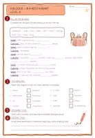 Vorschau - Arbeitsblätter - Helpsheet Dialogue (4-fach diff.) + Worksheets + Lösungen - Seite 1