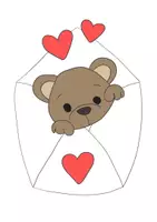 anteprima - Materiale interattivo - BIGLIETTI SAN VALENTINO DA COMPORRE: ORSO E GATTO - Pagina 3