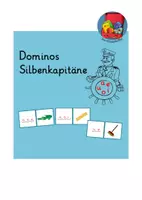 Vorschau - Spiele - Dominos zu den Silbenkapitänen (Vokale) - Deckblatt