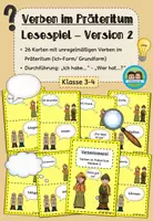 Vorschau - Spiele - Lesespiele: die Zeitformen - Sparpaket (Klasse 1-4) - Seite 1