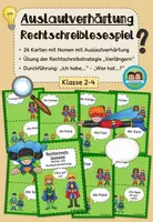 Vorschau - Spiele - Lesespiel Rechtschreibung: Nomen mit Auslautverhärtung (Klasse 2-4) - Deckblatt