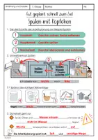 Vorschau - Arbeitsblätter - Spülen/Abspülen - Ernährung und Soziales ES - Seite 1