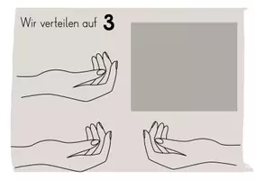 Vorschau - Arbeitsblätter - Einführung Division mit Verteilen - Seite 2