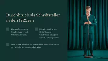 Vorschau - Fördermaterial/Inklusion - Präsentation: Erich Kästner – Ein Leben für die Literatur als PDF und PowerPoint-Datei - Seite 3