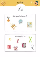 Vorschau - Arbeitsblätter - Buchstabe X Arbeitsblatt | Grundschrift - Seite 1