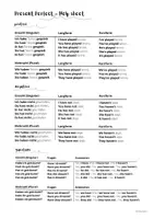 Vorschau - Stationenlernen - Present Perfect - Lerntheke - 14 Stationen - Arbeitsblätter - Seite 1