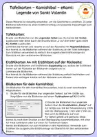 Vorschau - Poster - Die Legende von Sankt Valentin - Valentinstag - Bildkarten & Erzählvorlage - Tafelkarten - EKami - Bilderbuchkino für die interaktive Tafel - Seite 1