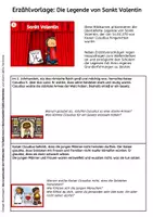 Vorschau - Poster - Die Legende von Sankt Valentin - Valentinstag - Bildkarten & Erzählvorlage - Tafelkarten - EKami - Bilderbuchkino für die interaktive Tafel - Seite 3