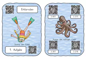 Vorschau - Stundenentwürfe - QR Rechenspur / Rechenspaziergang "schriftliche Multiplikation" - Seite 2