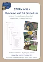 Προεπισκόπηση - Φύλλα εργασίας - Brown Owl and the Pancake Mix - STORY WALK - Εξώφυλλο